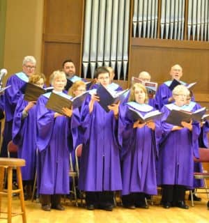 Choir at Dedication